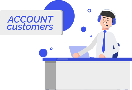 Account customers